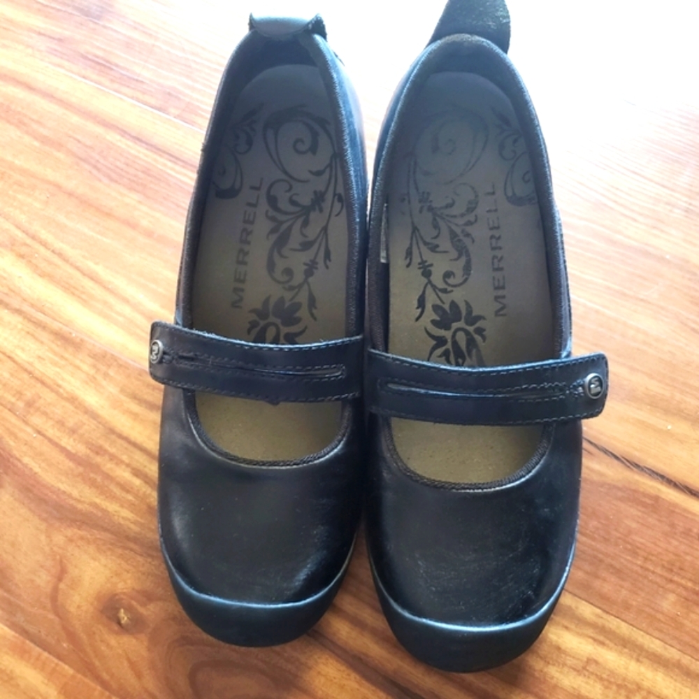 Merrell Plaza Bandeau Black Women's Shoes Size 7